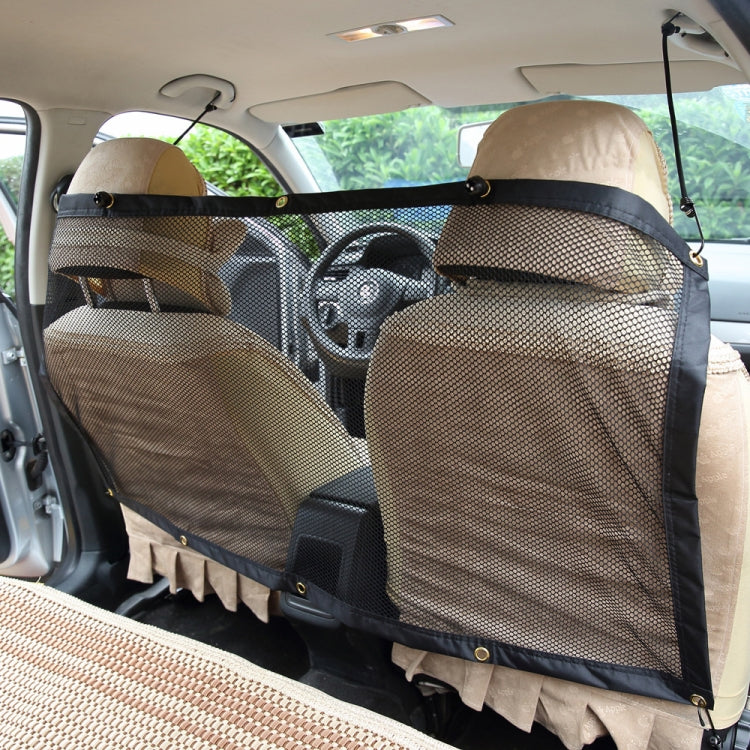 Barra di sicurezza per barriera posteriore per rete di protezione per animali domestici per auto, dimensioni: 115 x 62 cm, Car Pet Protection Net