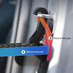Cuscinetti multifunzionali per pedali davanzale della portiera dell'auto con martello di sicurezza, Pedals Pads with Safety Hammer (Black), Pedals Pads with Safety Hammer (Green), Pedals Pads with Safety Hammer (Red)                                    ...