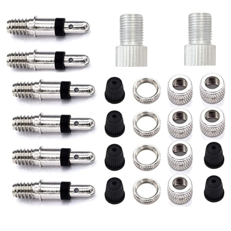 2 set (24 in 1) nucleo valvola tedesco per bicicletta, 24 in 1