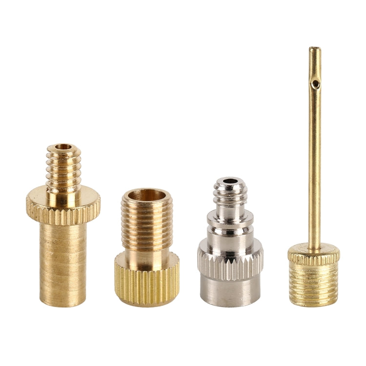 3 set (4 in 1 A) Adattatore per gonfiaggio Bocca francese / Bocca americana / Adattatore per ago di gonfiaggio bocca britannica, 4 in 1 A