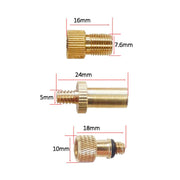 3 set (4 in 1 C) Adattatore per gonfiaggio Bocca francese / Bocca americana / Adattatore per ago di gonfiaggio bocca britannica, 4 in 1 C