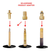 3 set (4 in 1 C) Adattatore per gonfiaggio Bocca francese / Bocca americana / Adattatore per ago di gonfiaggio bocca britannica, 4 in 1 C