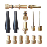 2 set (15 in 1) Adattatore di gonfiaggio Bocca francese / Bocca americana / Adattatore per ago di gonfiaggio bocca britannica, 15 in 1