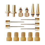 2 set (16 in 1 B) Adattatore di gonfiaggio Bocca francese / Bocca americana / Adattatore per ago di gonfiaggio bocca britannica, 16 in 1 B