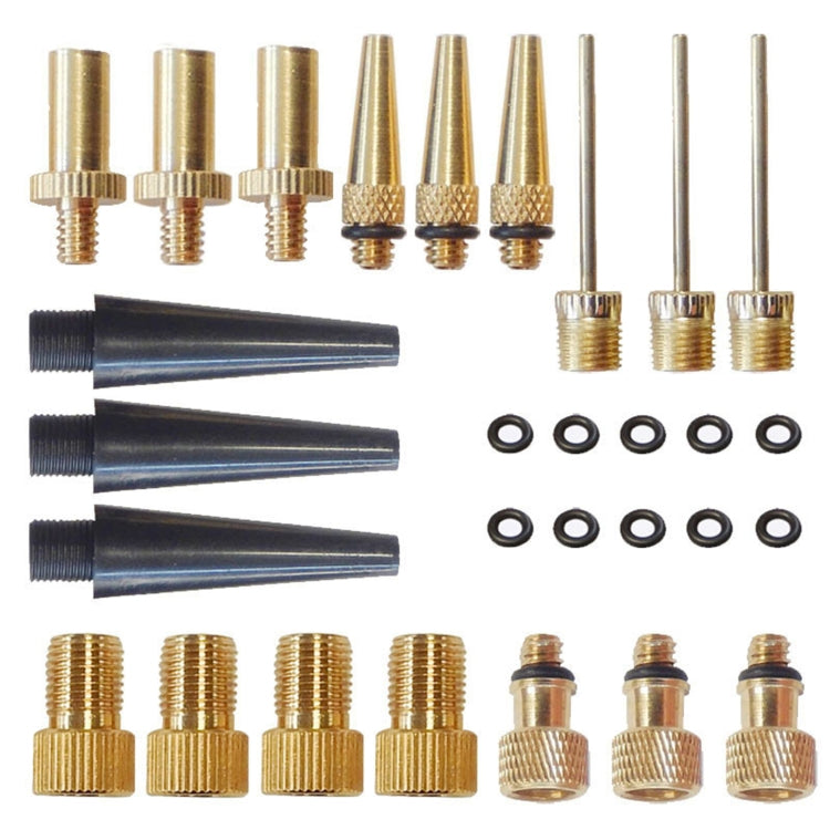 2 set (29 in 1) Adattatore di gonfiaggio Bocca francese / Bocca americana / Adattatore per ago di gonfiaggio bocca britannica, 29 in 1
