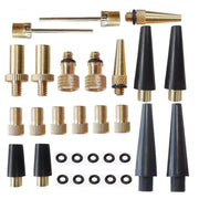 2 set (30 in 1) Adattatore per gonfiaggio Bocca francese / Bocca americana / Adattatore per ago di gonfiaggio bocca britannica, 30 in 1