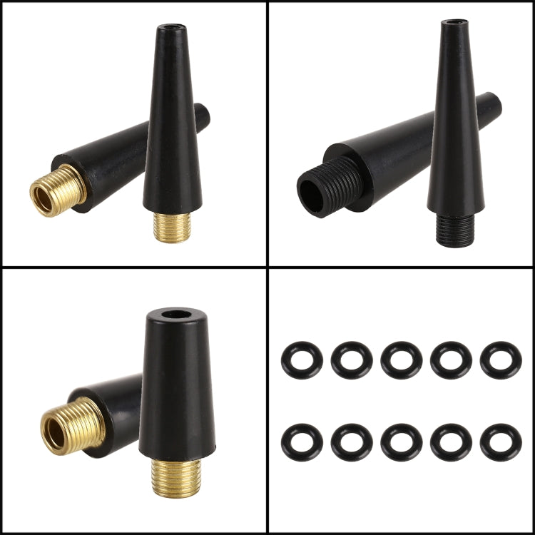 2 set (30 in 1) Adattatore per gonfiaggio Bocca francese / Bocca americana / Adattatore per ago di gonfiaggio bocca britannica, 30 in 1