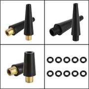 2 set (30 in 1) Adattatore per gonfiaggio Bocca francese / Bocca americana / Adattatore per ago di gonfiaggio bocca britannica, 30 in 1