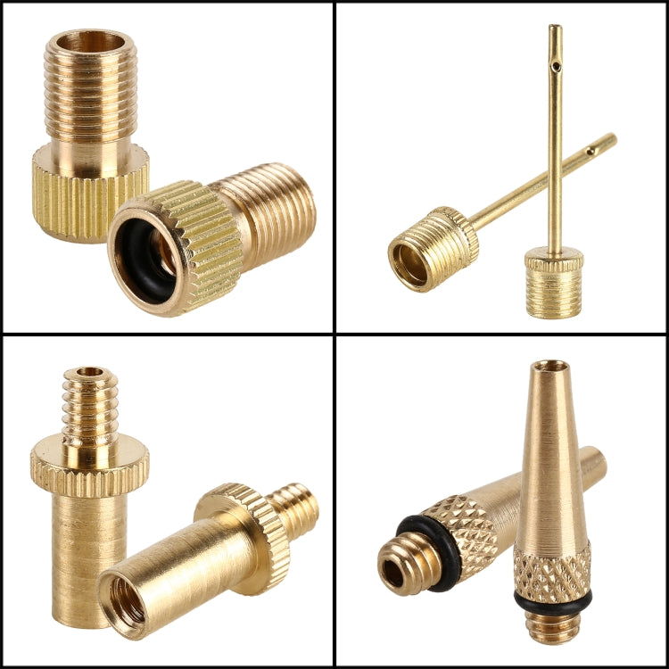 2 set (32 in 1) Adattatore per gonfiaggio Bocca francese / Bocca americana / Adattatore per ago di gonfiaggio bocca britannica, 32 in 1