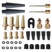 2 set (35 in 1) Adattatore per gonfiatore Bocca francese / Bocca americana / Adattatore per ago di gonfiaggio bocca britannica, 35 in 1