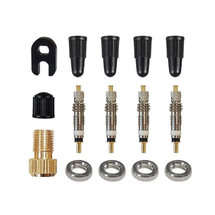 3 set (15 in 1) set di adattatori per nucleo valvola francese, 3 Sets 15 in 1