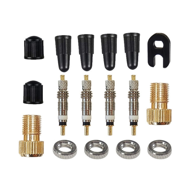 Set di adattatori per nucleo valvola francese da 17 pezzi/set, 17 in 1