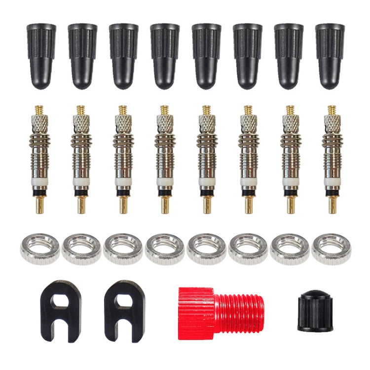 3 set (28 in 1) set di adattatori per nucleo valvola francese, 28 in 1