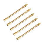 Tubo di prolunga gonfiabile per valvola pneumatici per auto da 5 pezzi, lunghezza: 120 mm, 120mm, Pure Copper