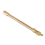Tubo di prolunga gonfiabile per valvola pneumatici per auto da 5 pezzi, lunghezza: 120 mm, 120mm, Pure Copper