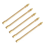 Tubo di prolunga gonfiabile per valvola per pneumatici per auto da 5 pezzi, lunghezza: 150 mm, 150mm, Pure Copper