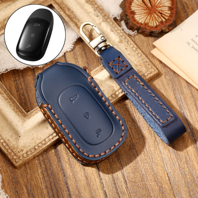 Custodia protettiva per chiave Hallmo in pelle di vacchetta per auto per LEADING IDEAL One, For LEADING IDEAL One