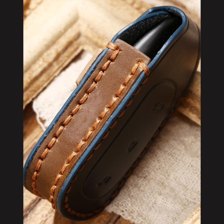 Custodia protettiva per chiave Hallmo in pelle di vacchetta per auto per LEADING IDEAL One, For LEADING IDEAL One