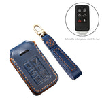 Custodia protettiva per chiave Hallmo in pelle di vacchetta per auto Volvo 6 pulsanti, For Volvo 6-button