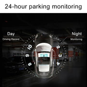 Scudo di registrazione singolo per auto da 2,2 pollici 480P Registratore di guida Supporto DVR Monitoraggio parcheggio/Registrazione in loop (Nero), 2.2 inch