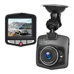 Scudo di registrazione singolo per auto da 2,4 pollici 480P Registratore di guida Supporto DVR Monitoraggio parcheggio/Registrazione in loop (Nero), 2.4 inch