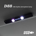 Lampada per atmosfera colorata cielo stellato D88 5V 2.5W per auto senza telecomando, D88 without Remote Control