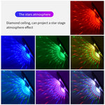 Lampada per atmosfera colorata cielo stellato D88 5V 2.5W per auto senza telecomando, D88 without Remote Control