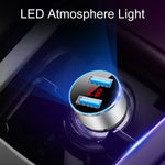Caricatore doppio USB per auto JMG-C016A 5V 3.1A con display LED, JMG-C016A (Black), JMG-C016A (Gold), JMG-C016A (Blue), JMG-C016A (Red), JMG-C016A (Silver)