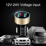 Caricatore doppio USB per auto JMG-C016A 5V 3.1A con display LED, JMG-C016A (Black), JMG-C016A (Gold), JMG-C016A (Blue), JMG-C016A (Red), JMG-C016A (Silver)