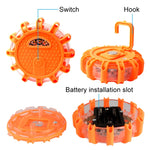 Luce lampeggiante di emergenza stradale per auto Luce lampeggiante rotante a LED, LED Flashing Warning Light