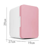 Mini frigorifero per auto/casa da 8 litri 37-48 W, Pink, Blue, White