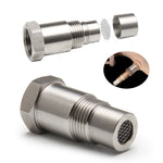 Convertitore catalitico con tappo adattatore M18x1,5 per sensore ossigeno O2 per auto, M18x1.5