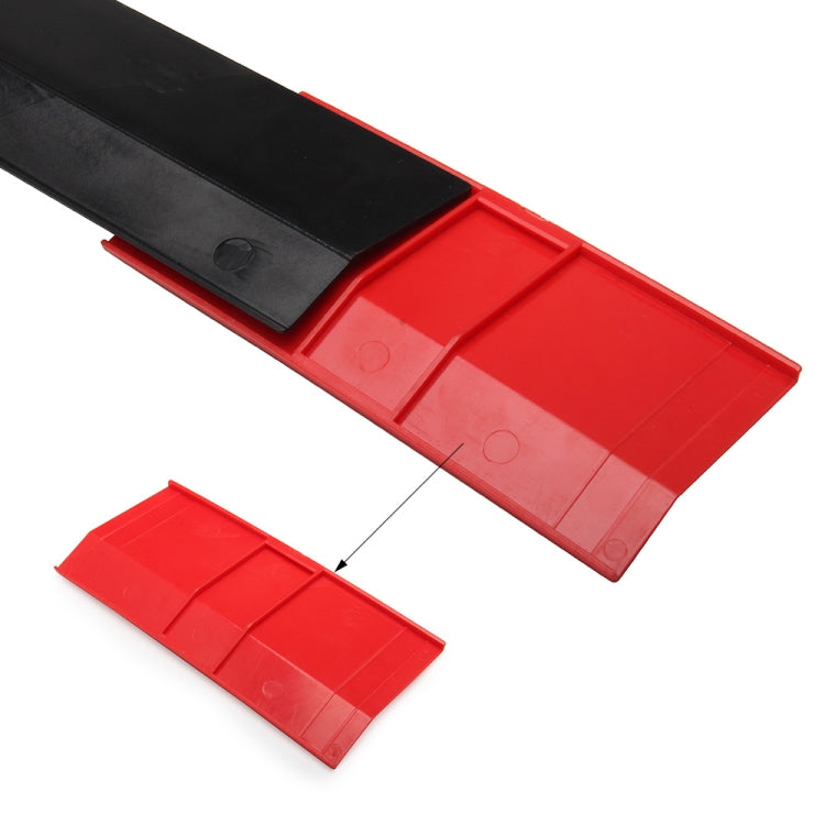 Labbro dello spoiler laterale dell'ala posteriore a tre stadi in ABS modificato per auto, Three-stage