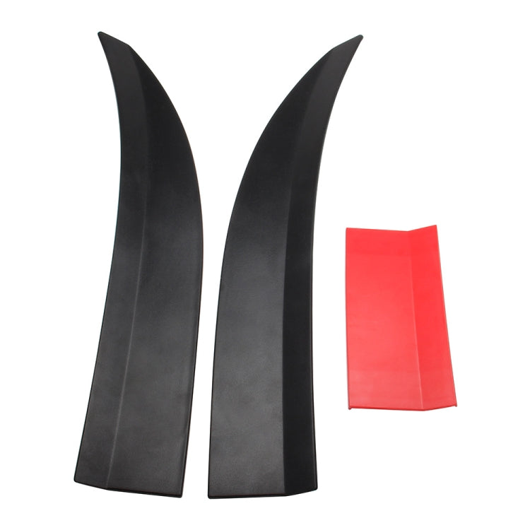 Labbro dello spoiler laterale dell'ala posteriore a tre stadi in ABS modificato per auto, Three-stage