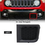 Copertura della cornice della griglia inferiore del paraurti anteriore sinistro dell'auto per Jeep Renegade, Left