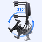 Supporto rotante per registratore di navigazione, staffa per cellulare, specchietto retrovisore per auto, Car Rearview Mirror Phone Bracket
