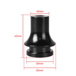 Tappo connettore base leva cambio adattatore testa ingranaggi per auto M12x1,25 con 3 adattatori in rame