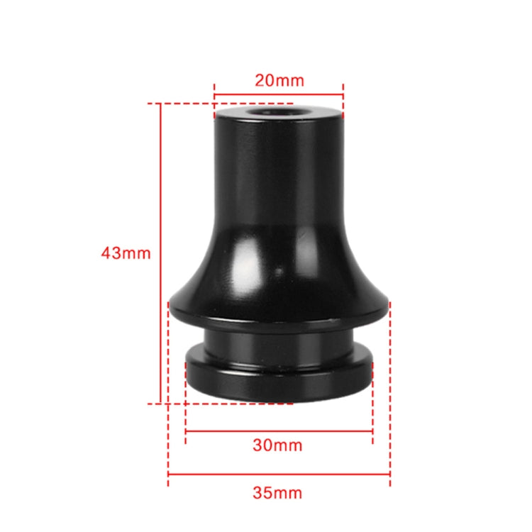 Tappo connettore base leva cambio adattatore testa ingranaggi per auto M12x1,25 con 3 adattatori in rame