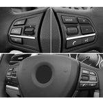 2 pulsanti in gomma per volante multifunzionale per auto per BMW F10 / F07 / F02, guida a destra e a sinistra universale