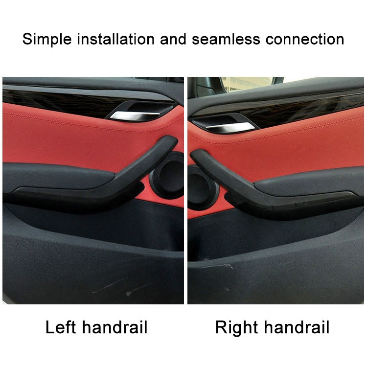 Maniglia per portiera interna lato sinistro per auto per BMW X1 2009-2015, guida a destra e a sinistra universale, Left Side (Black), Left Side (Beige)