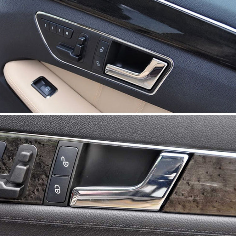 Maniglia per porta interna luminosa galvanica lato destro dell'auto per Mercedes-Benz Classe C W204, guida a destra e a sinistra universale, Right Side Bright