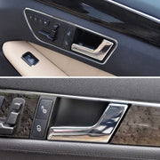 Maniglia per porta interna luminosa galvanica lato destro dell'auto per Mercedes-Benz Classe C W204, guida a destra e a sinistra universale, Right Side Bright