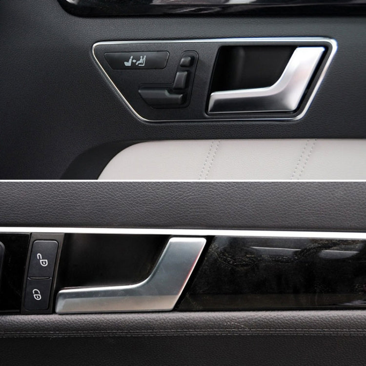 Maniglia per porta interna opaca galvanica lato destro dell'auto per Mercedes-Benz Classe C W204, guida a destra e a sinistra universale, Right Side Matte