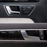 Maniglia per porta interna opaca galvanica lato sinistro dell'auto per Mercedes-Benz Classe C W204, guida a destra e a sinistra universale, Left Side Matte