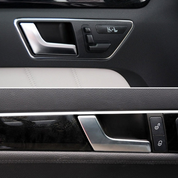 Maniglia per porta interna opaca galvanica lato sinistro dell'auto per Mercedes-Benz Classe C W204, guida a destra e a sinistra universale, Left Side Matte