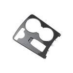 Scatola portaoggetti per controllo centrale in fibra di carbonio per auto, copertura rotonda 2046800107 per Mercedes-Benz Classe C W204 2007-2014, guida a sinistra, Round Carbon Fiber
