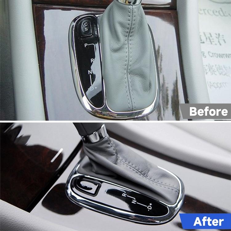 Cornice decorativa per placcatura leva cambio auto per Benz Classe C W203 prima del 2007, guida a sinistra, Gear Lever Plating