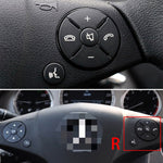 Pulsante interruttore destro per volante multifunzionale per Mercedes-Benz W204 / W212 / X204 2008-2015, guida a destra e a sinistra universale, Right Switch Button (Black), Right Switch Button (Grey), Right Switch Button (Beige)                       ...