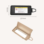 Specchio per il trucco con visiera parasole sinistra in prima fila per auto per Mercedes-Benz Classe S W220 1998-2005, guida a destra e a sinistra universale, Left (Black), Left (Grey), Left (Beige)