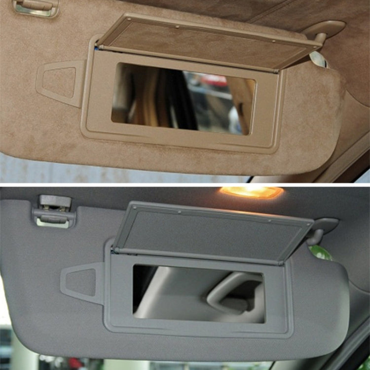 Specchio per il trucco con visiera parasole sinistra in prima fila per auto per Mercedes-Benz Classe S W220 1998-2005, guida a destra e a sinistra universale, Left (Black), Left (Grey), Left (Beige)